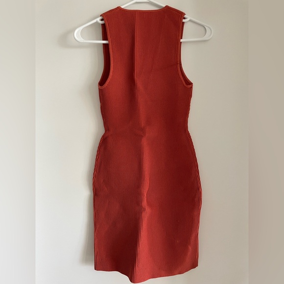 Babaton Deep V Ribbed Dress - XS - Picture 5 of 6